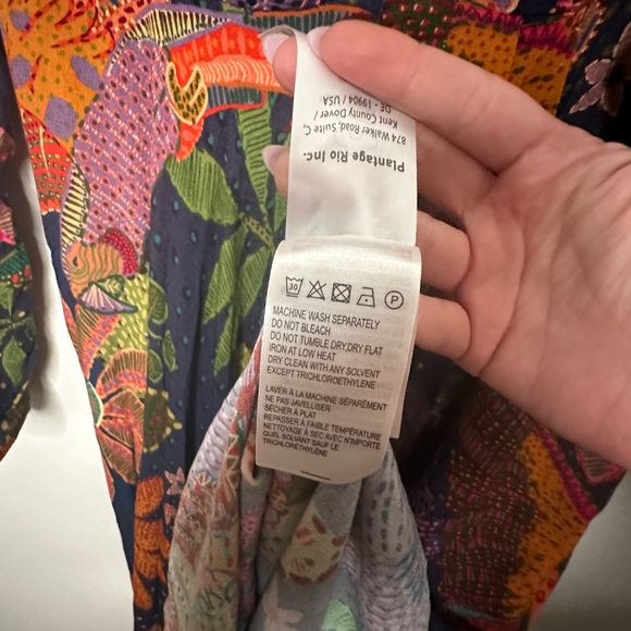 BNWT Farm Rio Cool Macaw Navy Maxi dress navy blue - Picture 7 of 9